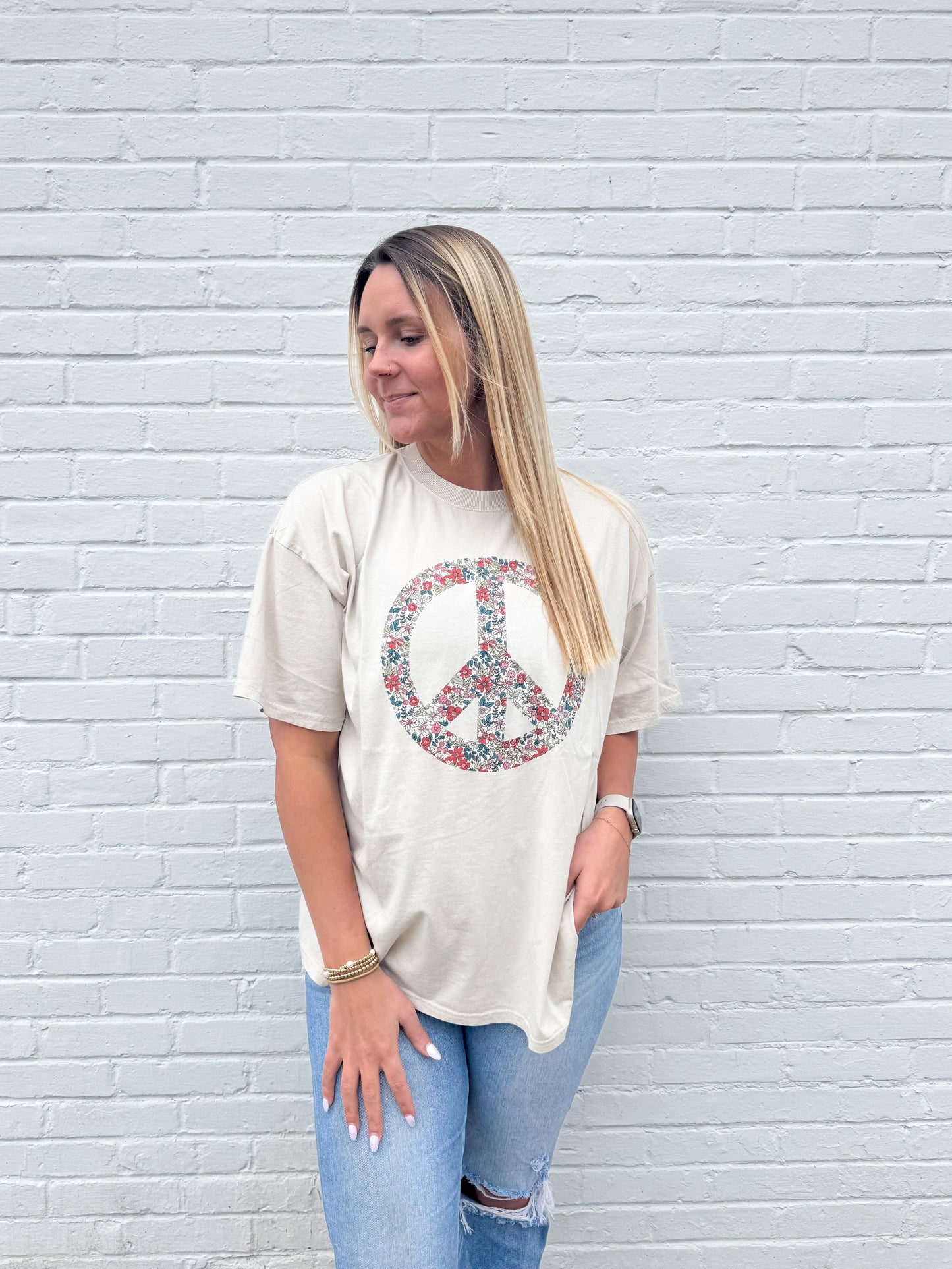Peace and Petals Tee