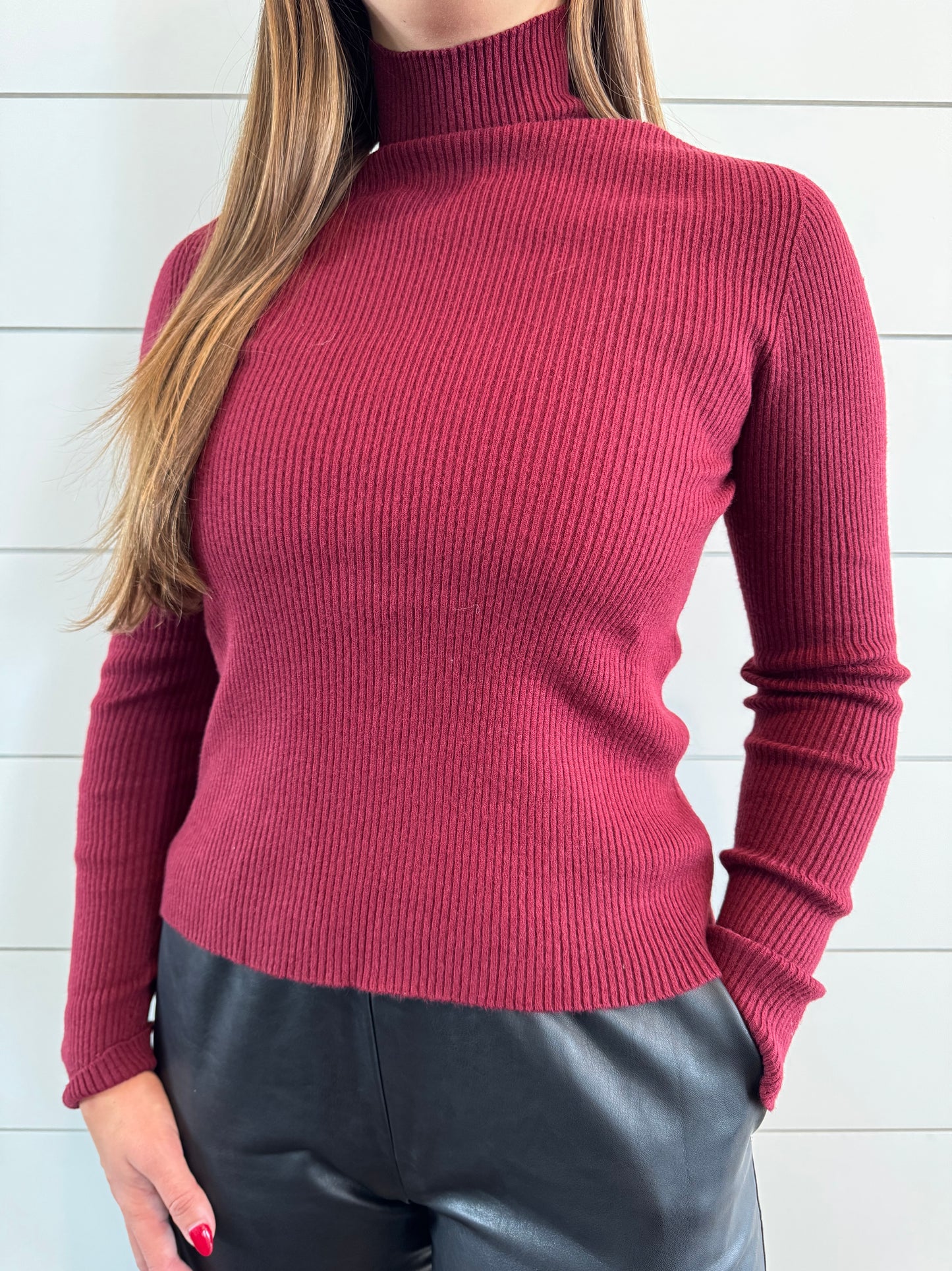 Winterberry Mock Neck