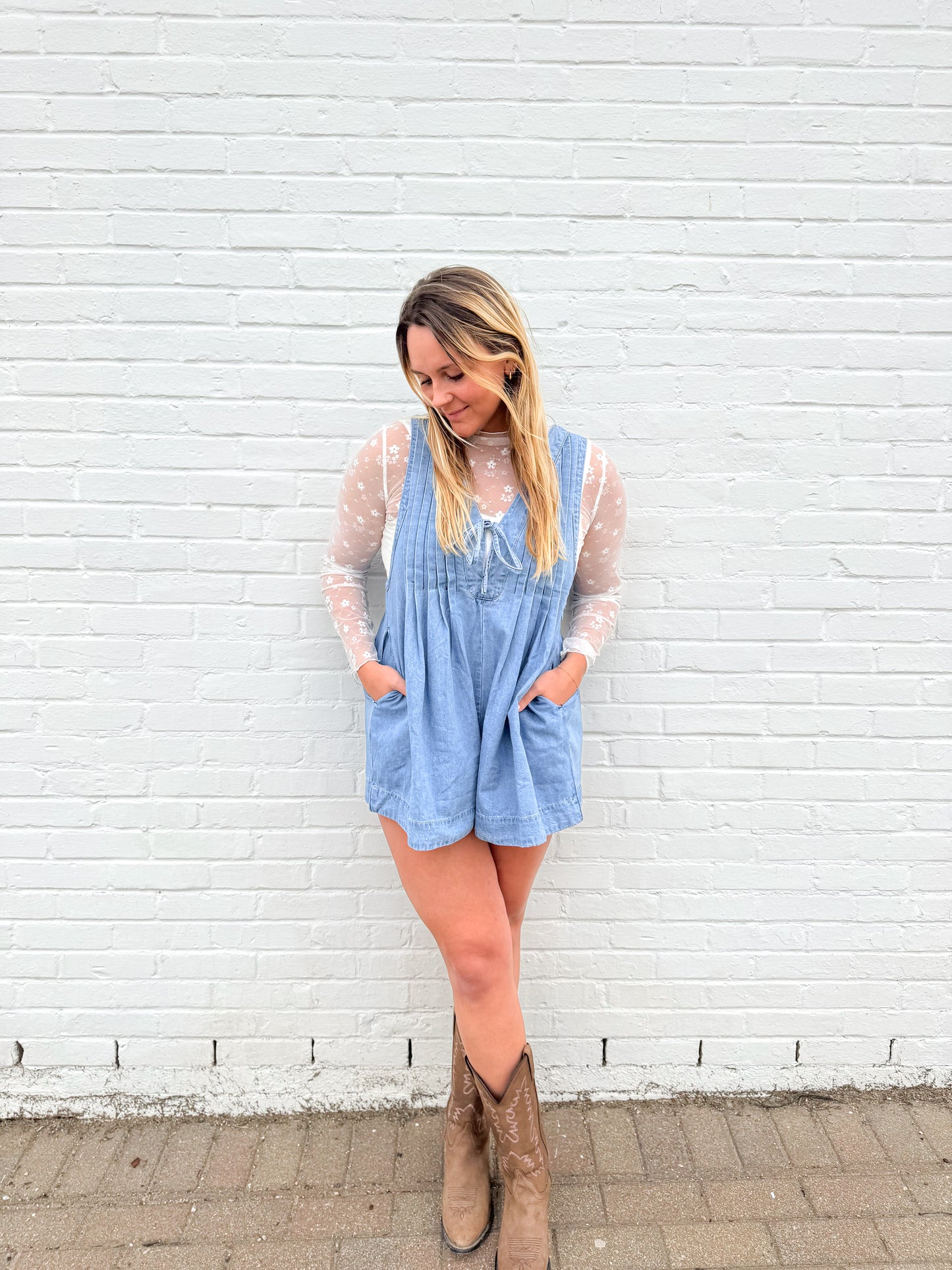 Denim Daze Romper