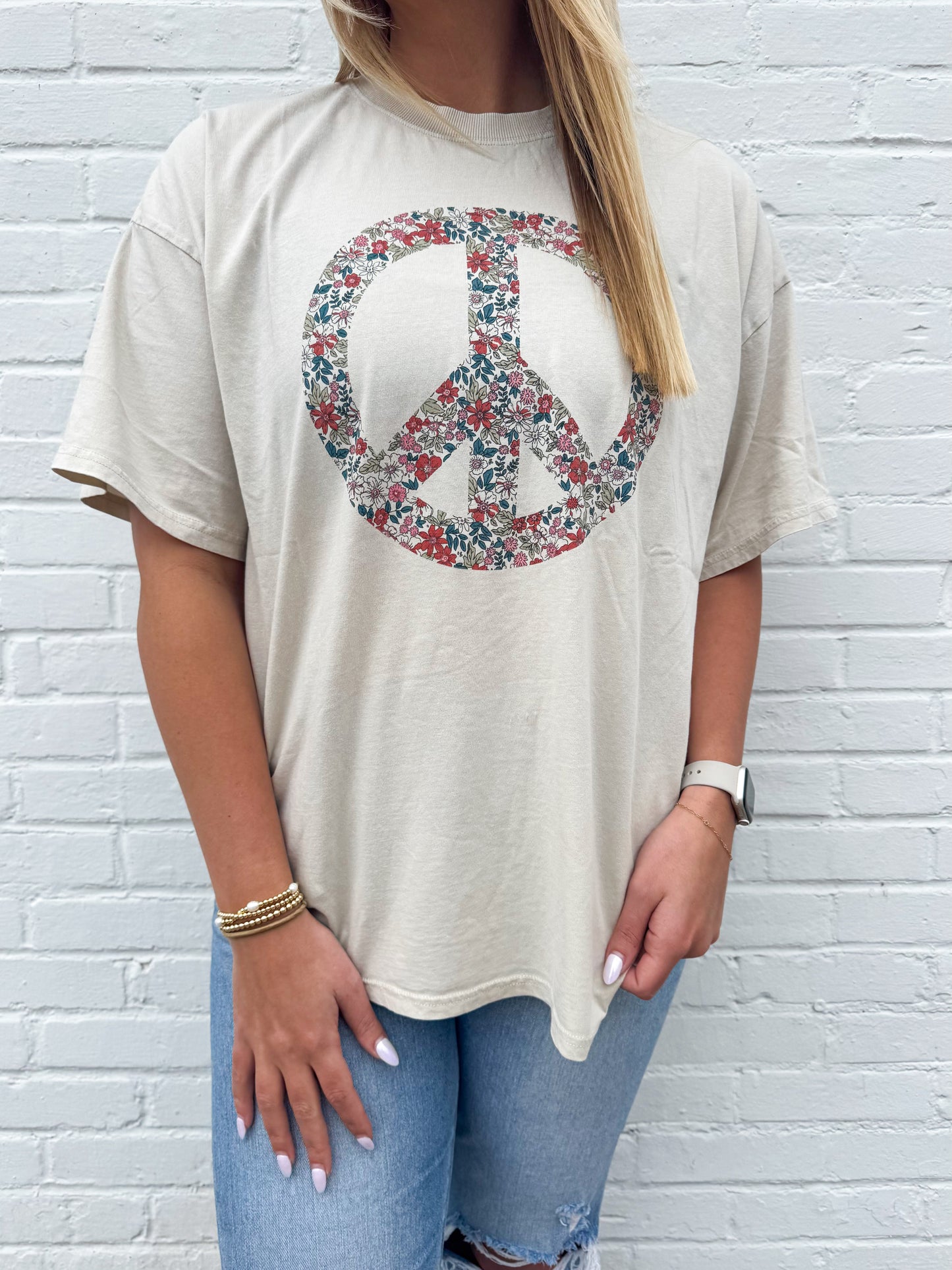 Peace and Petals Tee