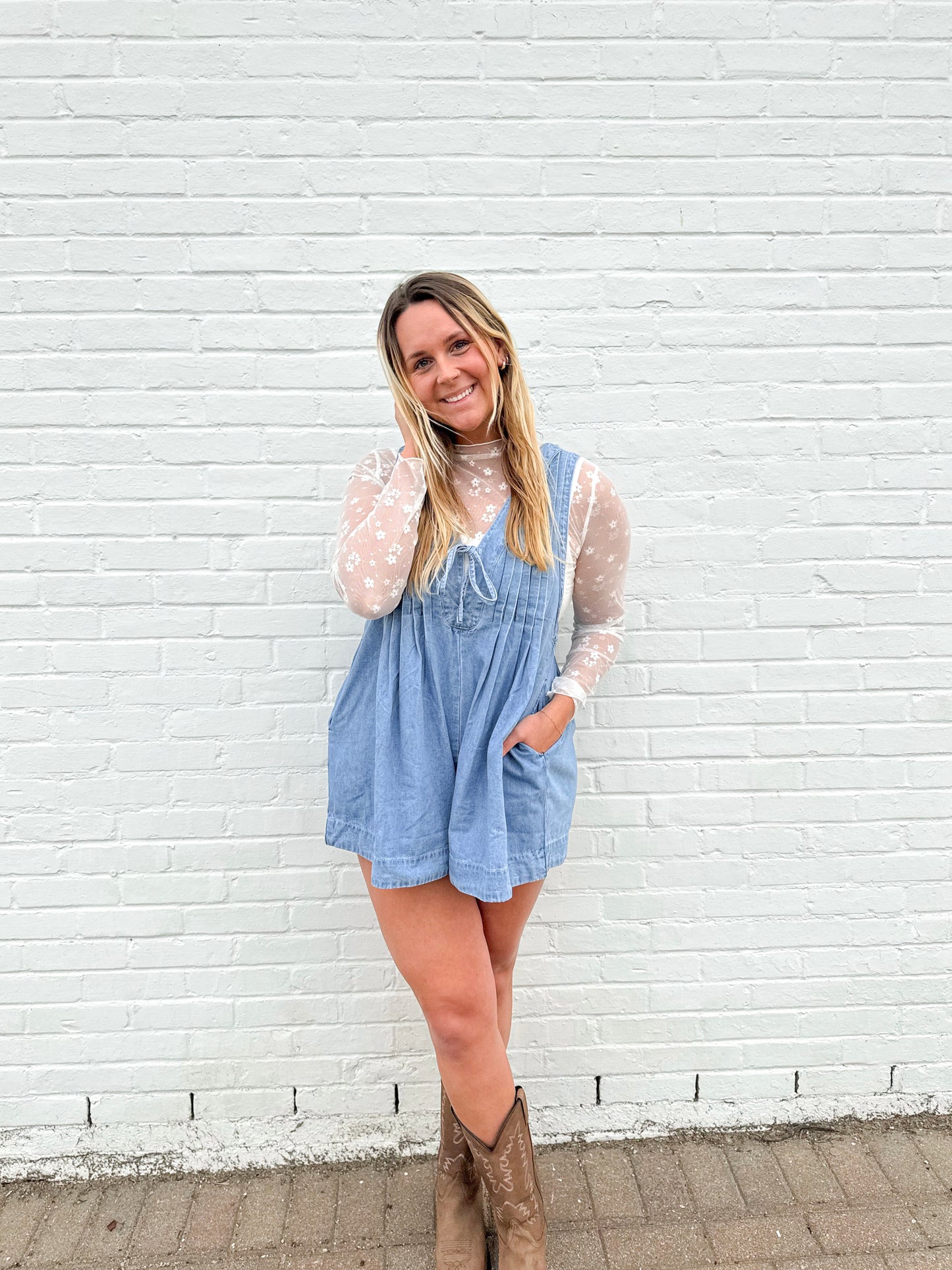 Denim Daze Romper