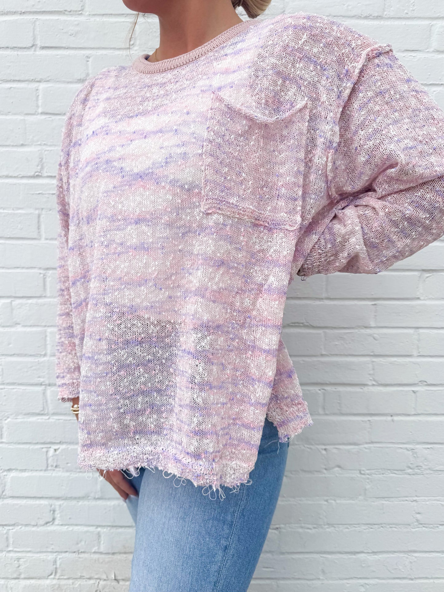 Pink Skies Sweater