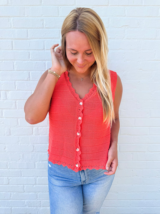 Tangerine Twist Knit