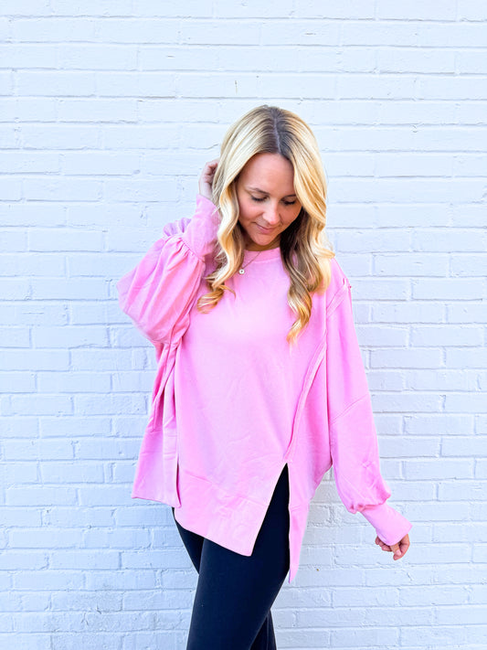 Pink Playful Pullover