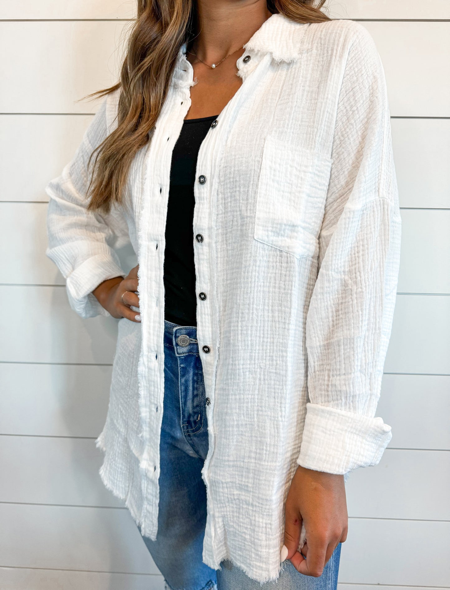 Easy Breezy Button-Up