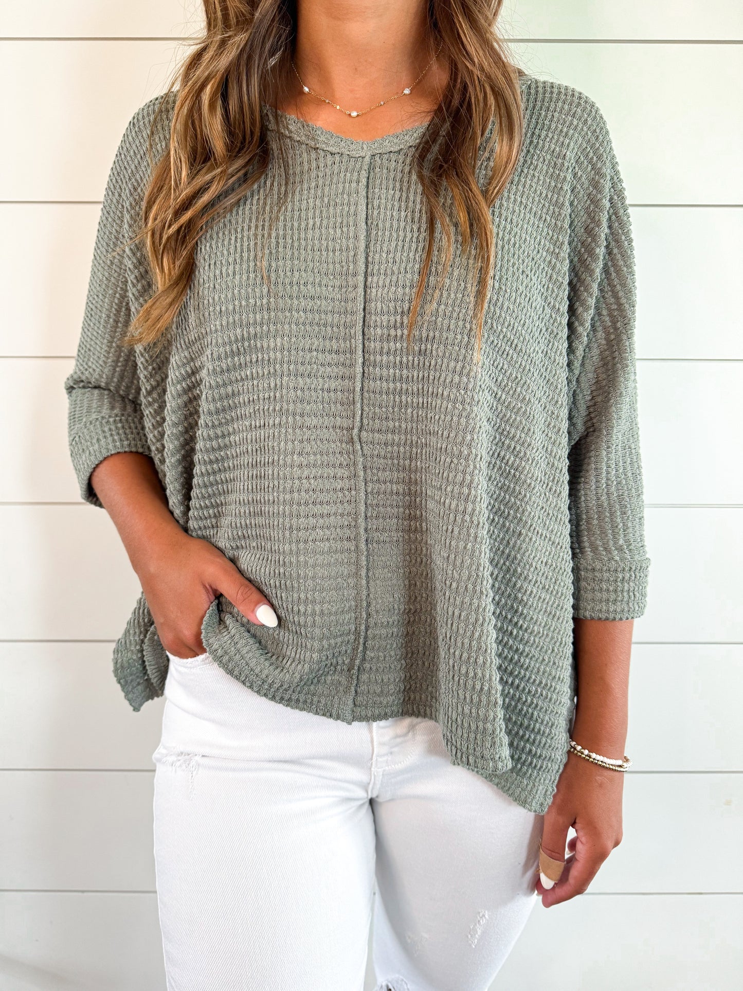 Enchanting Olive Top