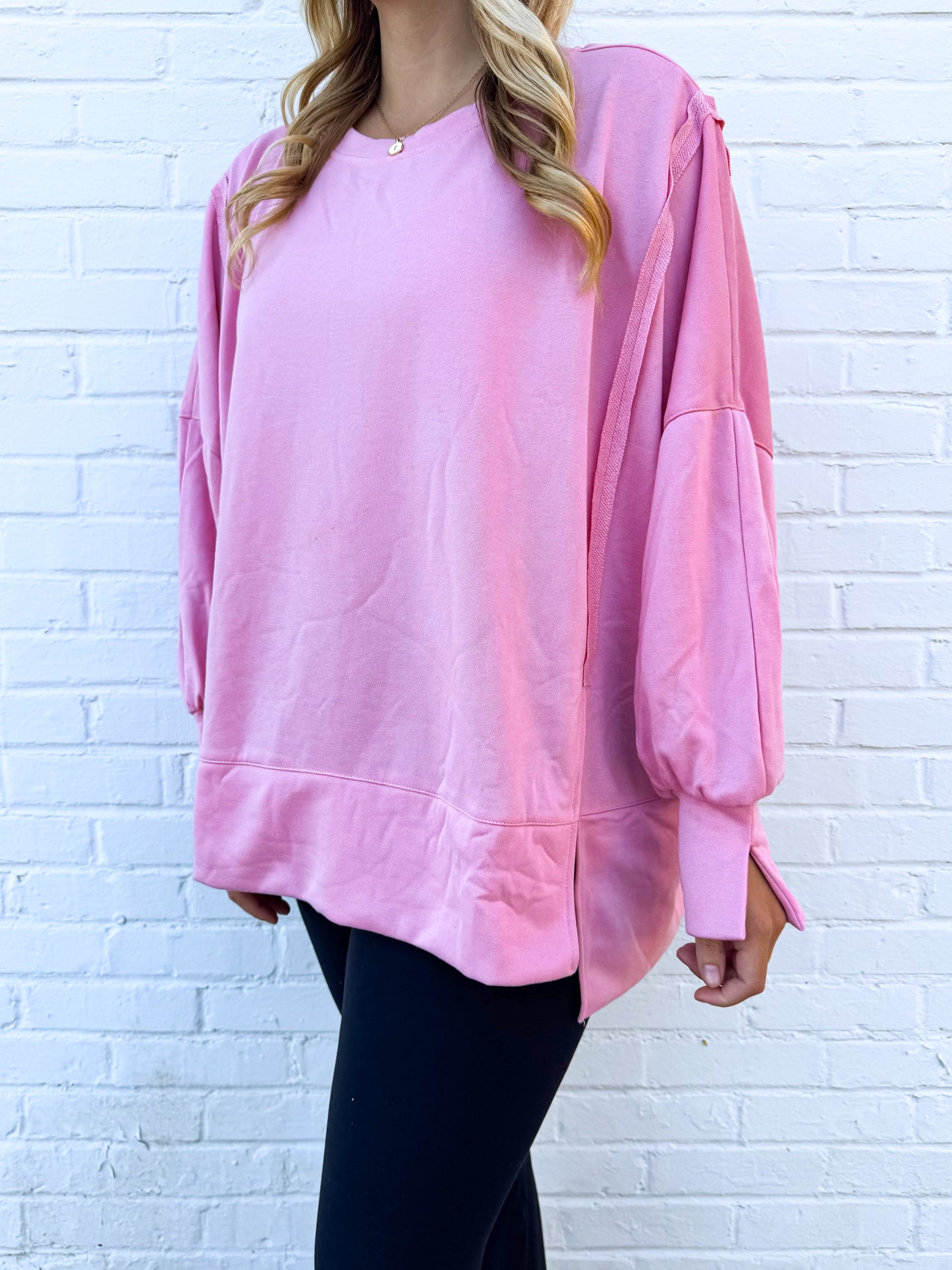 Pink Playful Pullover