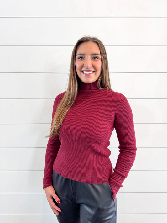 Winterberry Mock Neck