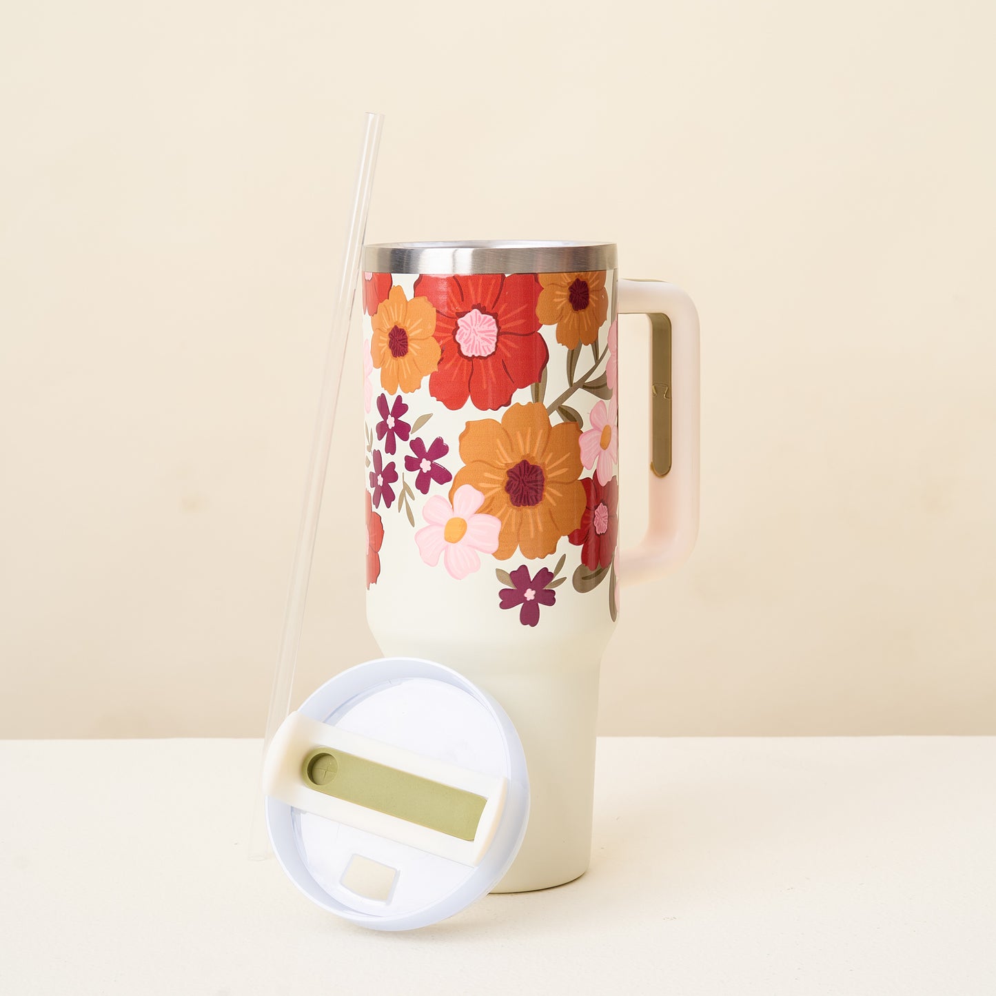 Take Me Everywhere Tumbler - Wild About You (Cream)