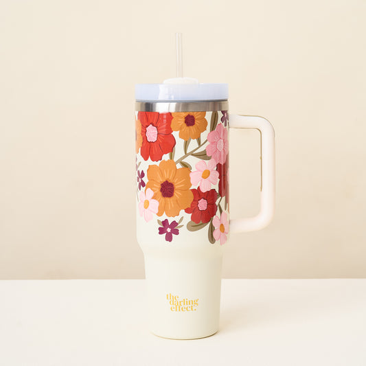 Take Me Everywhere Tumbler - Wild About You (Cream)